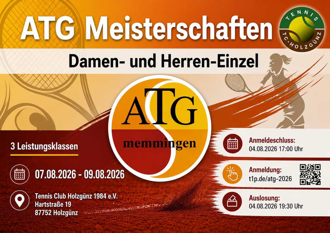 Einzelturnier Damen/Herren beim TC Holzgünz